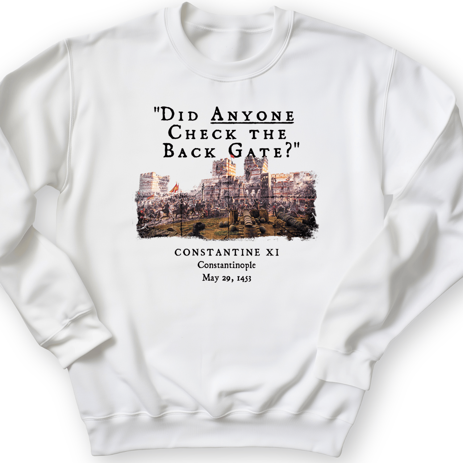 Constantinople Crewneck White / S