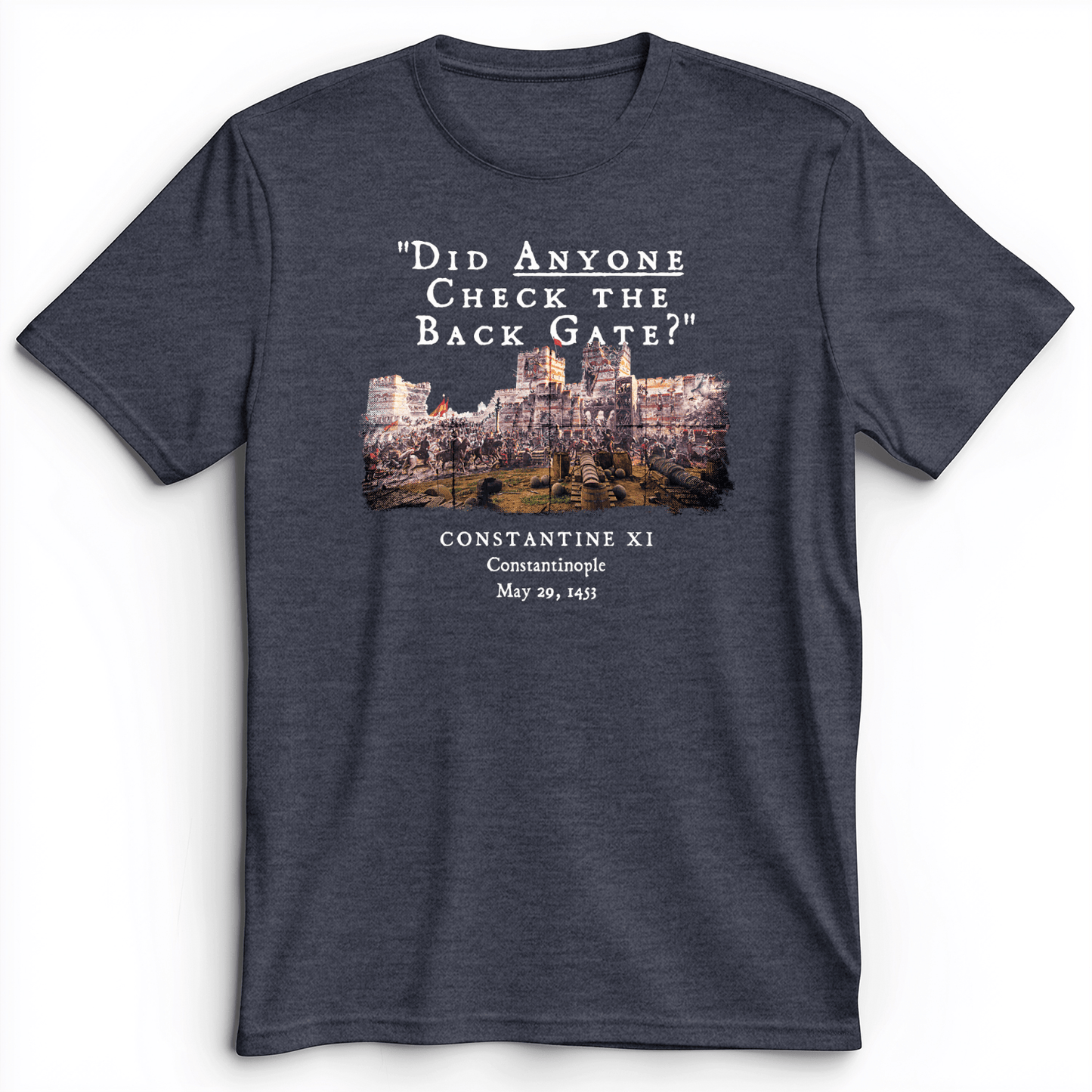 Constantinople Premium Tee Heather Navy / S