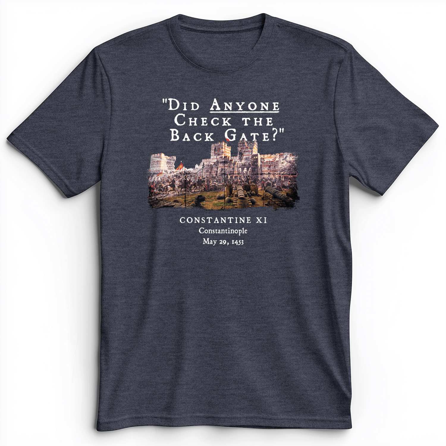 Constantinople Premium Tee Heather Navy / S