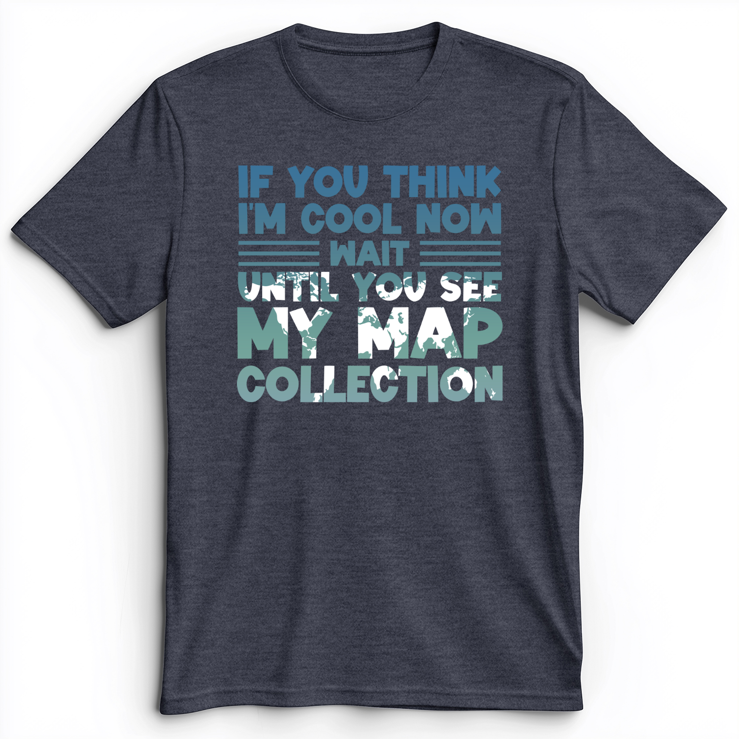 Cool Now Premium Tee Heather Navy / S