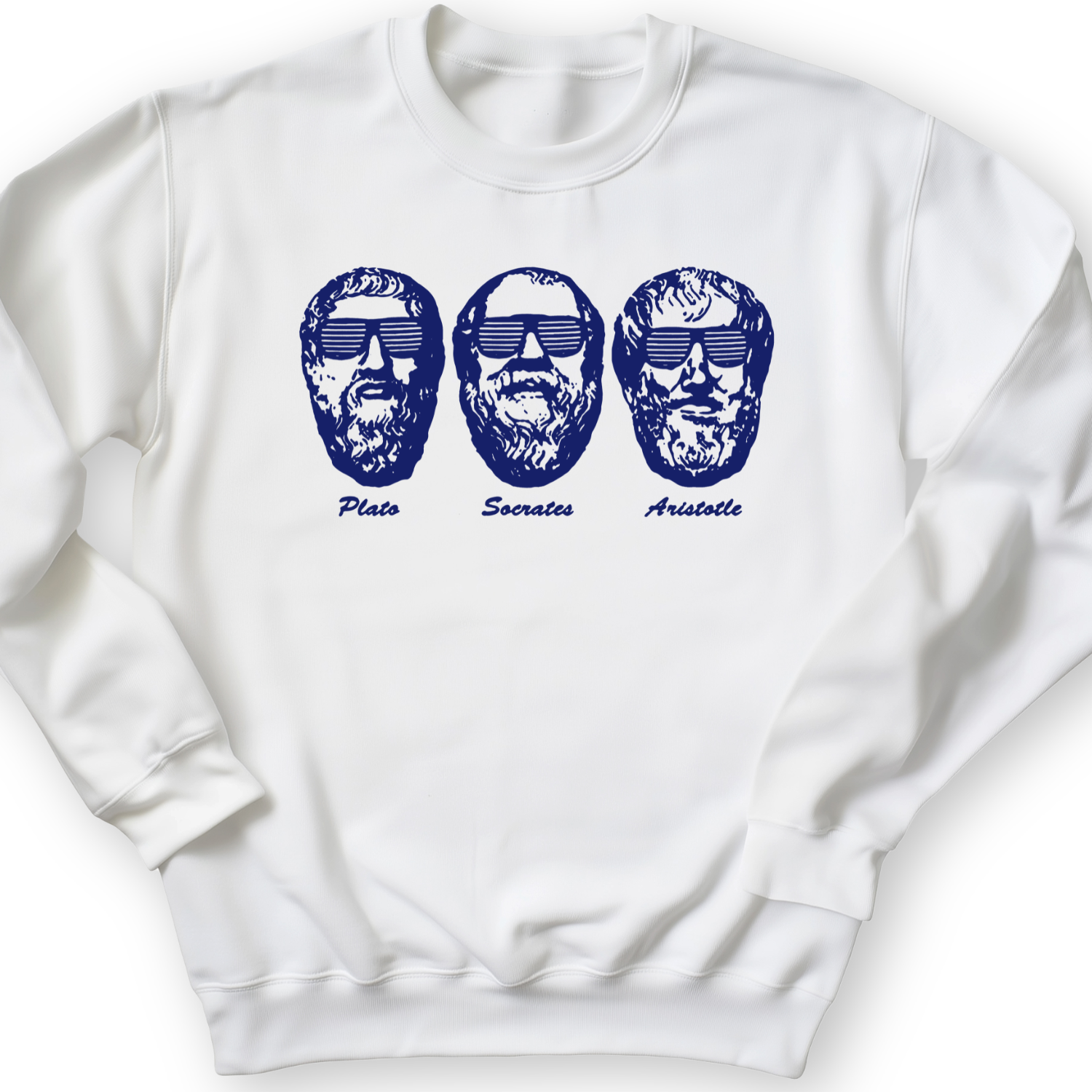 Cool Philosophers Crewneck White / S