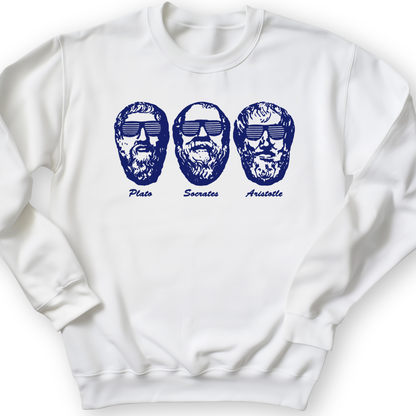 Cool Philosophers Crewneck White / S