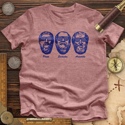 Cool Philosophers High Quality Tee Heather Mauve / S