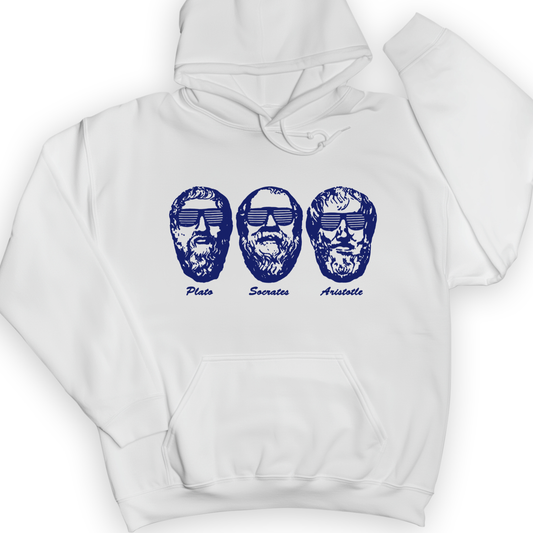 Cool Philosophers Hoodie White / S