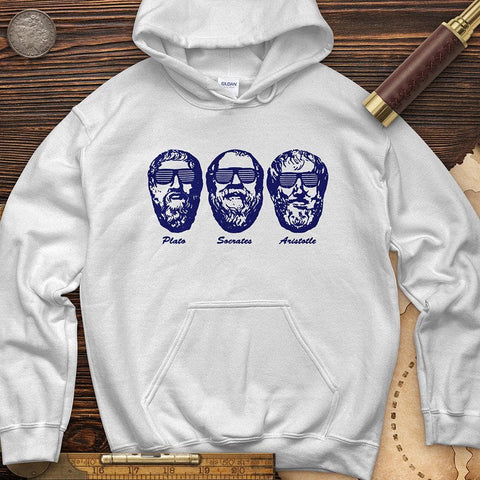 Cool Philosophers Hoodie White / S