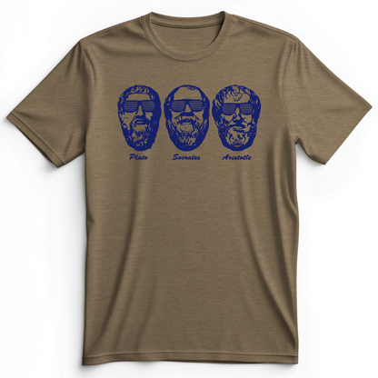 Cool Philosophers Premium Tee Heather Olive / S