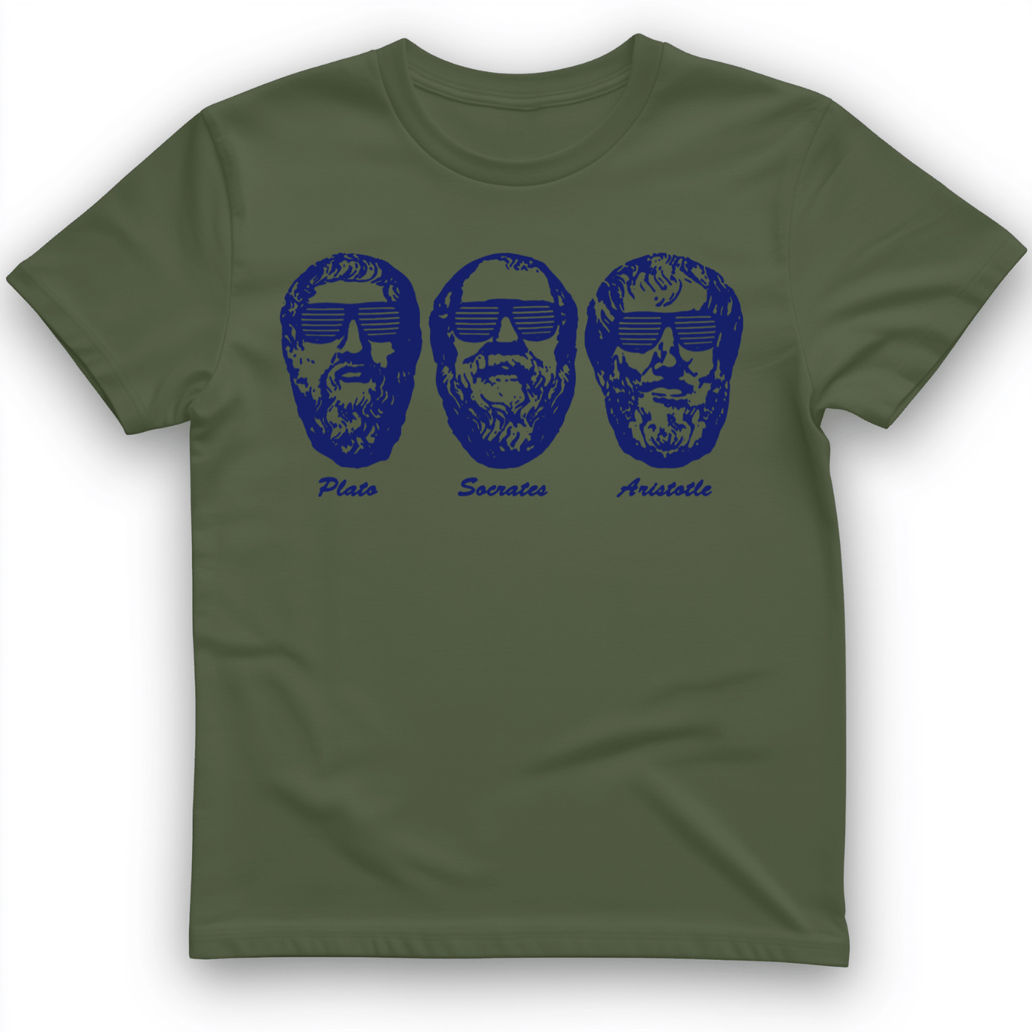 Cool Philosophers T-Shirt Military Green / S
