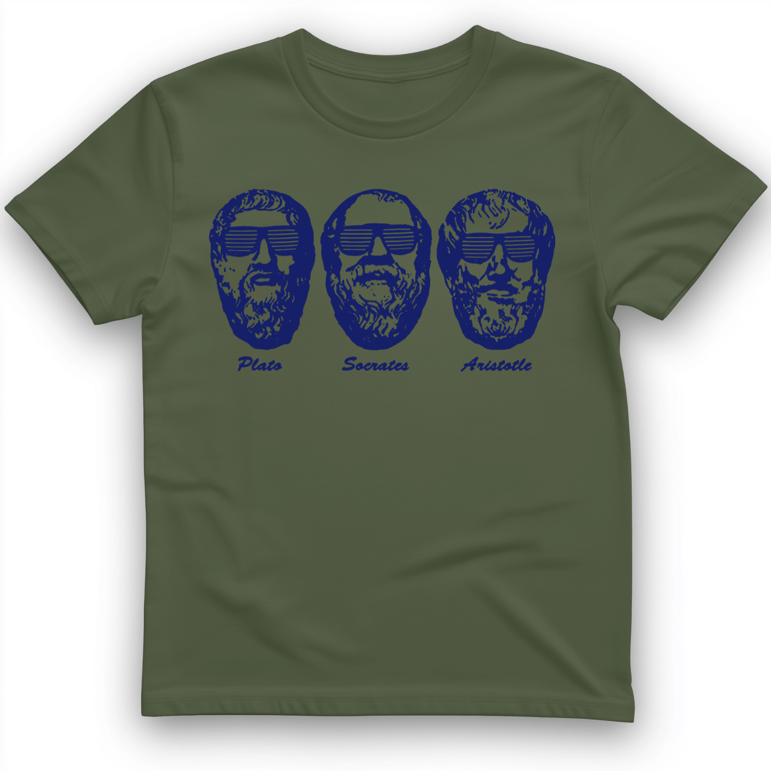 Cool Philosophers T-Shirt Military Green / S