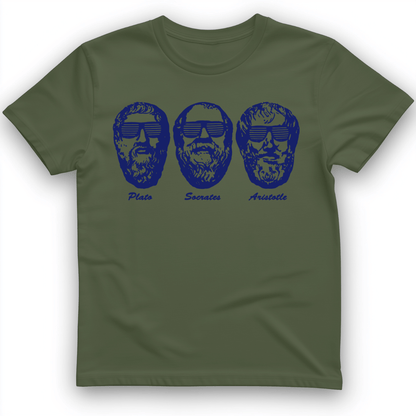 Cool Philosophers T-Shirt Military Green / S