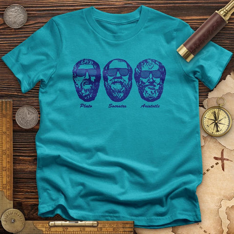 Cool Philosophers T-Shirt Tropical Blue / S