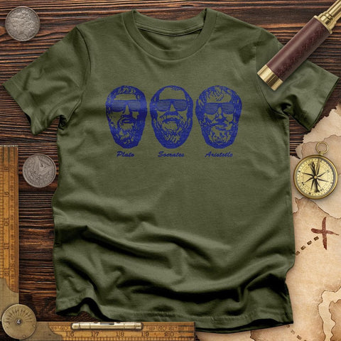 Cool Philosophers T-Shirt Military Green / S