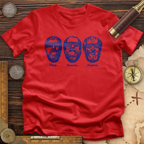 Cool Philosophers T-Shirt Red / S