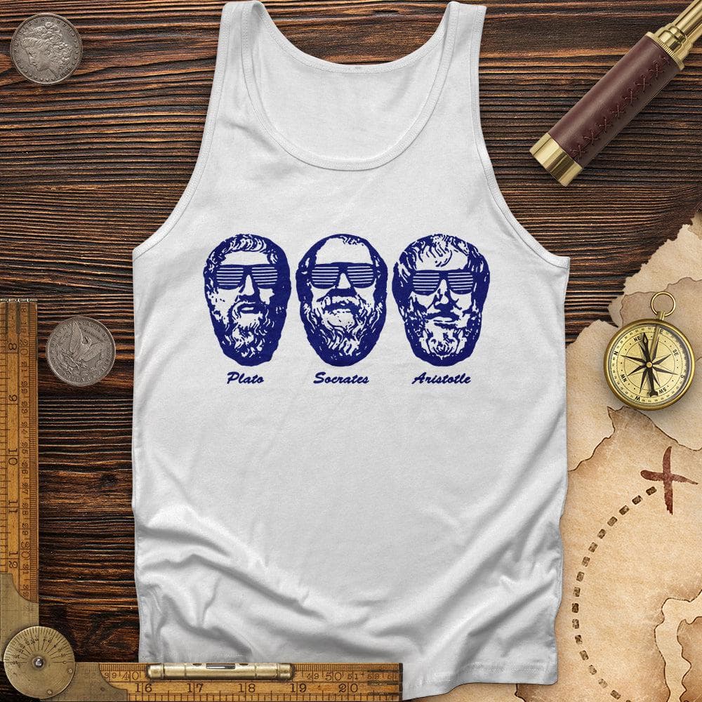 Cool Philosophers Tank White / XS