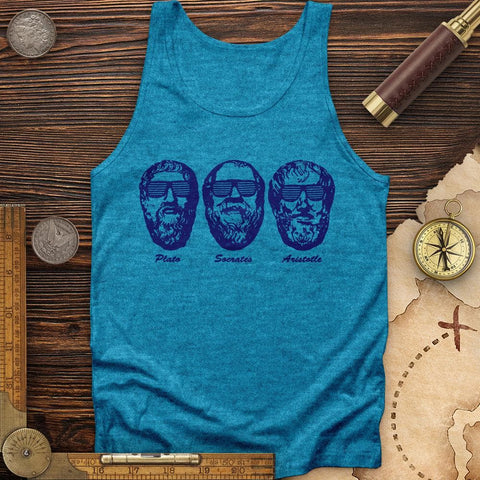 Cool Philosophers Tank Aqua TriBlend / XS