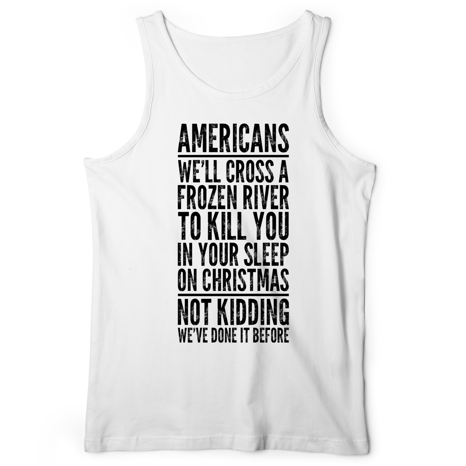 Cross A River on XMas Tank White / XS