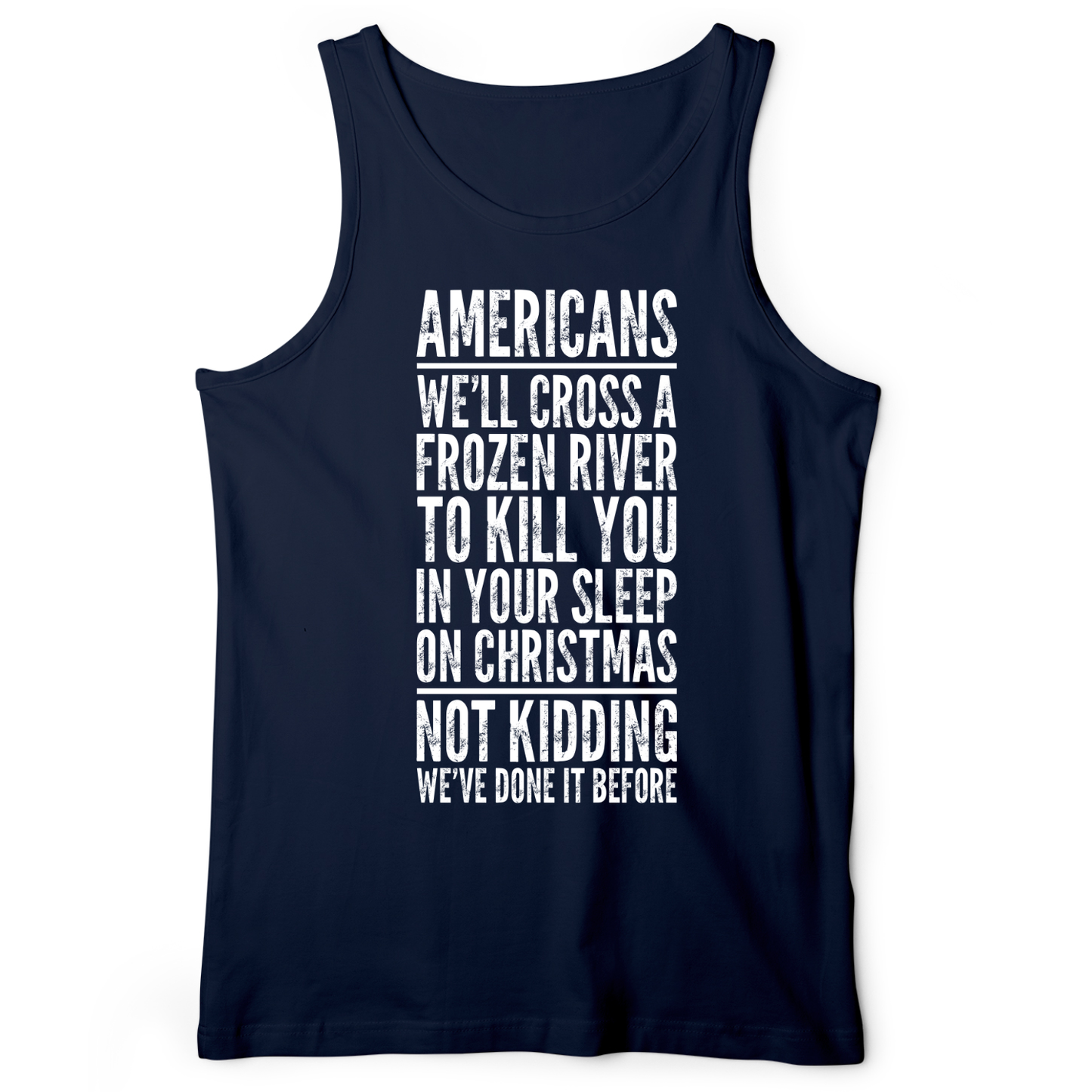 Cross A River on XMas Tank Navy / XS