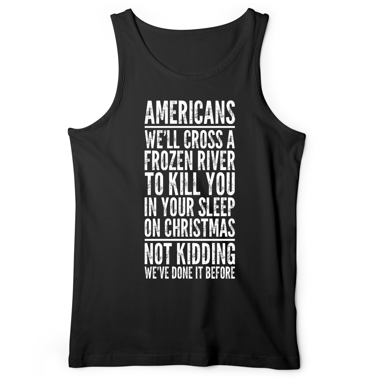 Cross A River on XMas Tank Black / XS