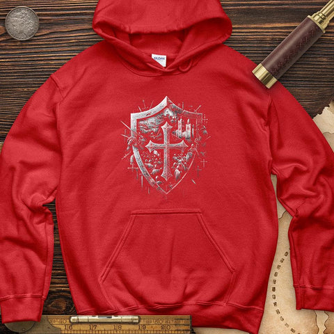 Crusader's Last Shield Hoodie Red / S