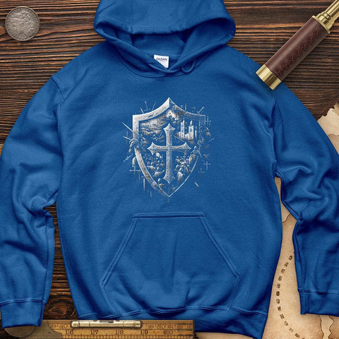 Crusader's Last Shield Hoodie Royal / S