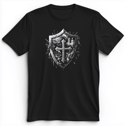 Crusader's Last Shield Premium Tee Black / S