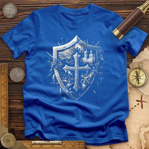 Crusader's Last Shield T-Shirt Royal / S