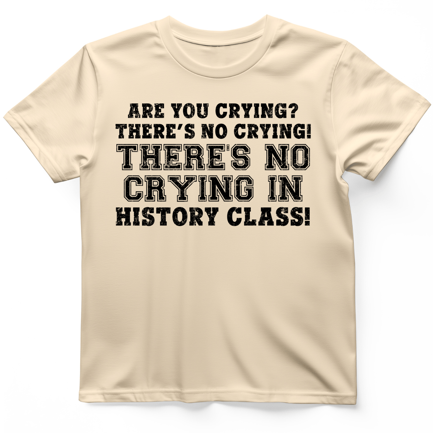 Crying in History Class T-Shirt Natural / S