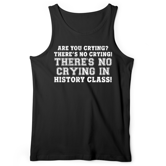 Crying In History Class Tank Black / XS