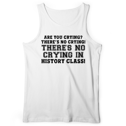 Crying In History Class Tank White / XS