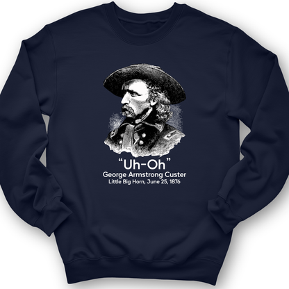 Custer Uh-Oh Crewneck Navy / S