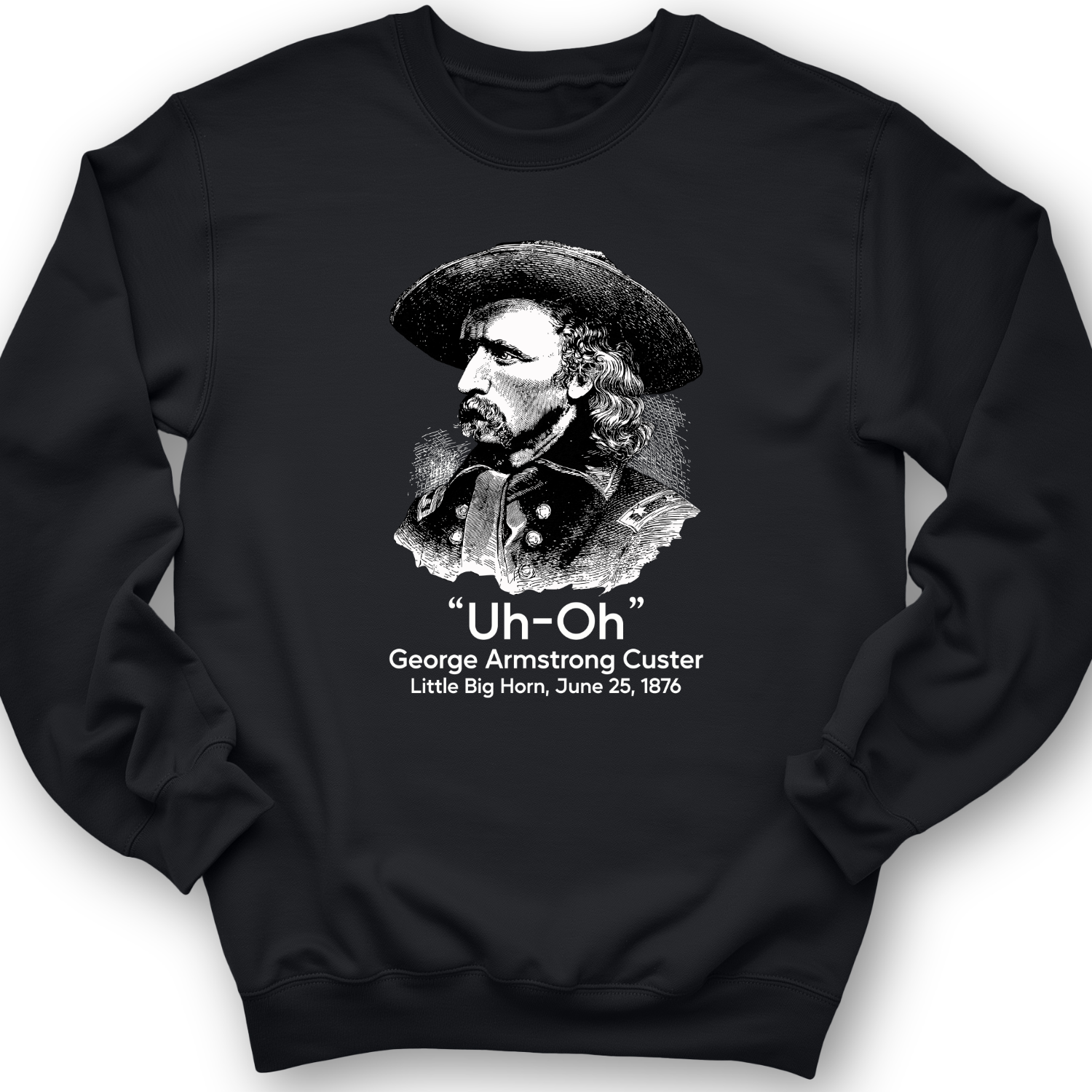 Custer Uh-Oh Crewneck Black / S