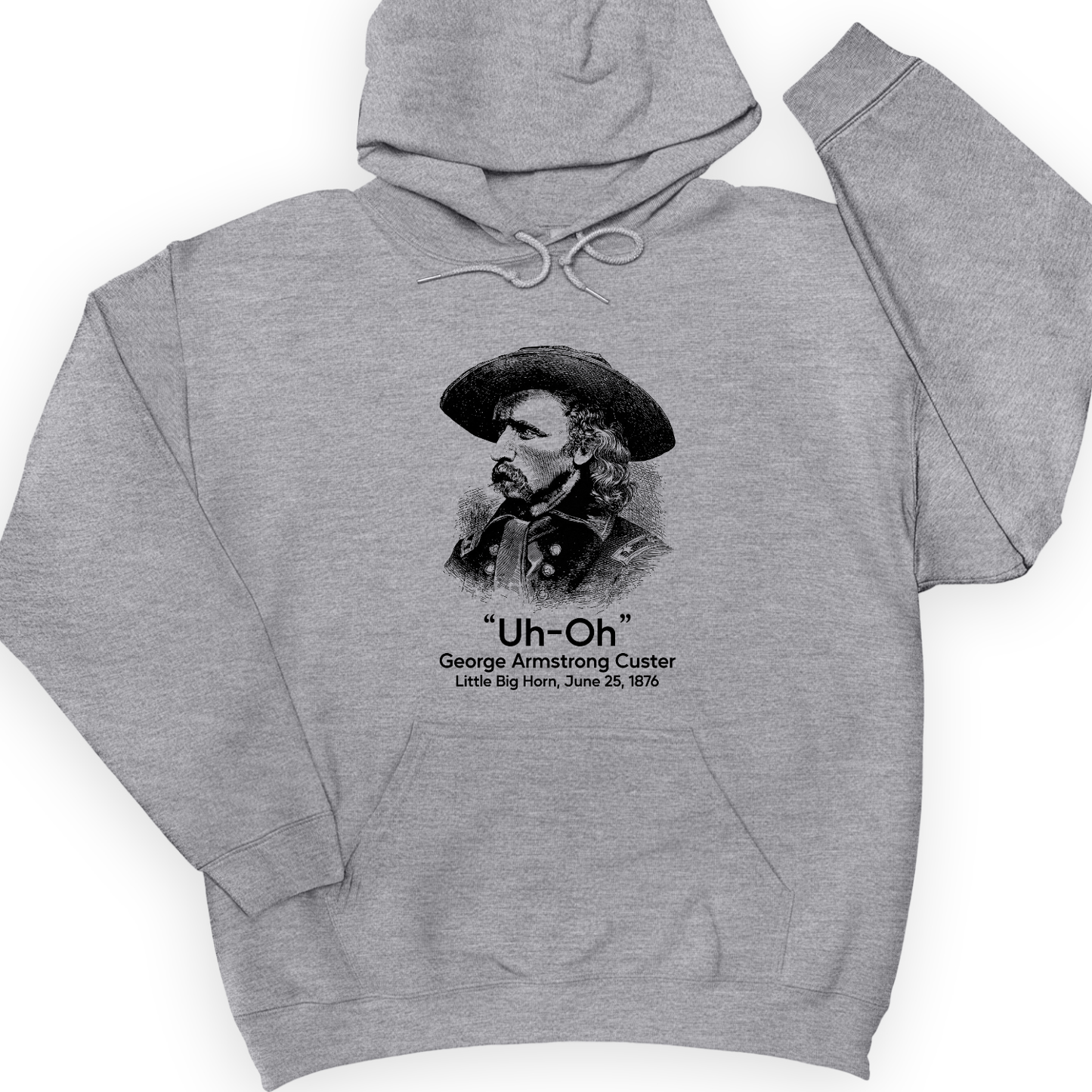 Custer Uh-Oh Hoodie Sport Grey / S