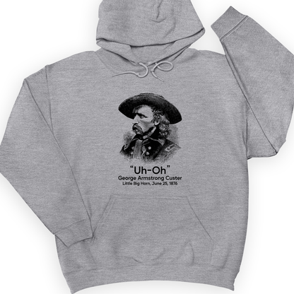 Custer Uh-Oh Hoodie Sport Grey / S