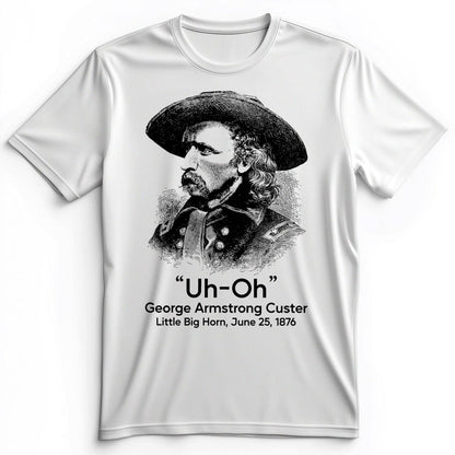 Custer Uh-Oh Premium Tee White / S