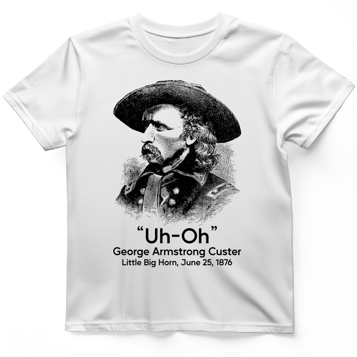 Custer Uh-Oh T-Shirt White / S