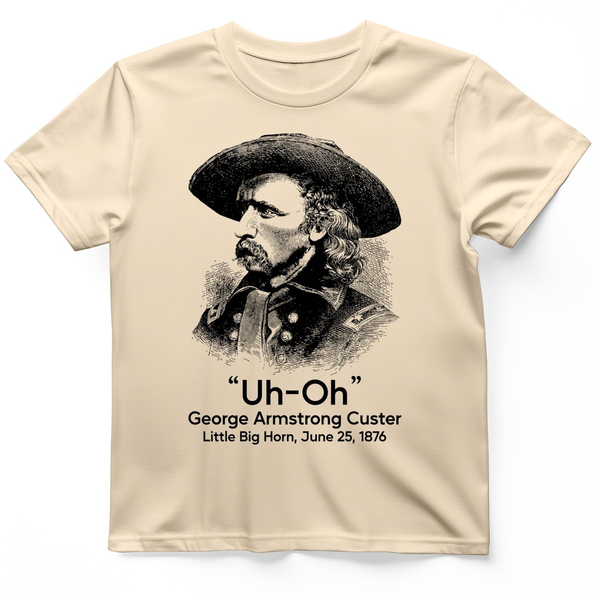 Custer Uh-Oh T-Shirt Natural / S