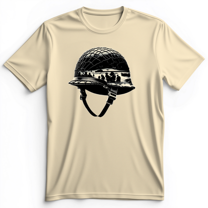 D-Day Helmet Premium Tee Natural / S