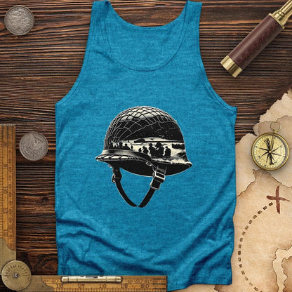 D-Day Helmet Tank Aqua TriBlend / XS