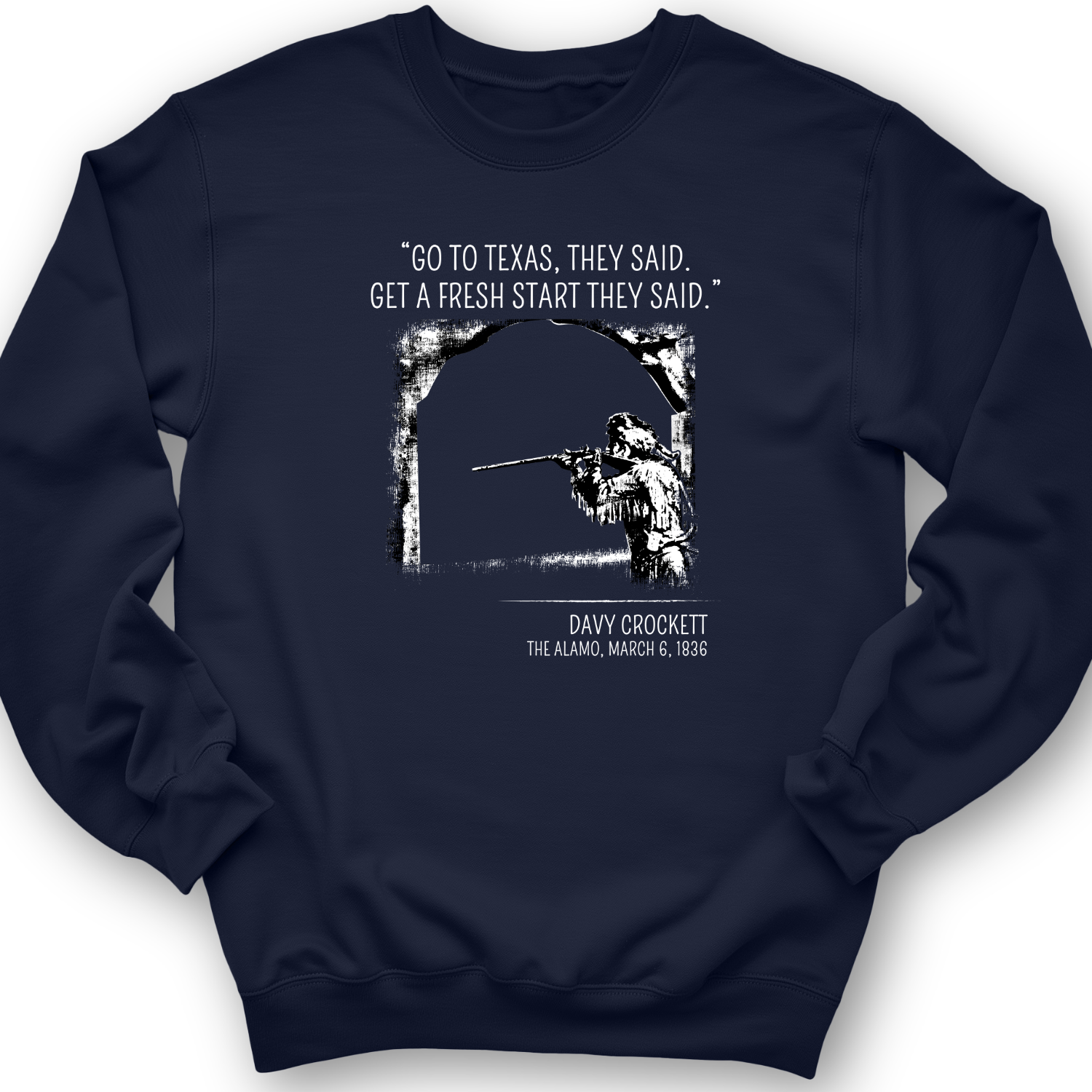 Davy Crockett Crewneck Navy / S