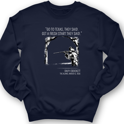 Davy Crockett Crewneck Navy / S