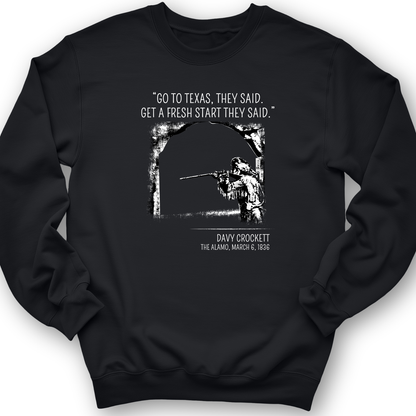 Davy Crockett Crewneck Black / S