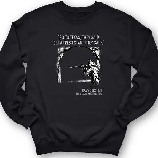 Davy Crockett Crewneck Black / S