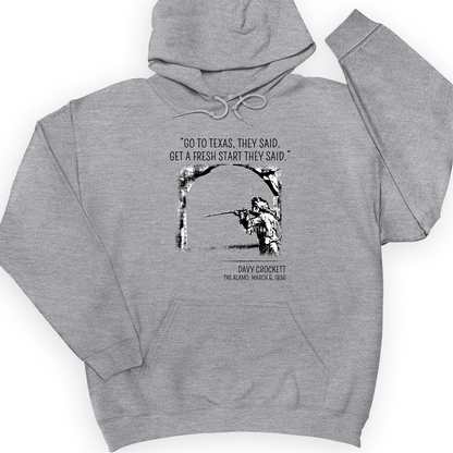 Davy Crockett Hoodie Sport Grey / S
