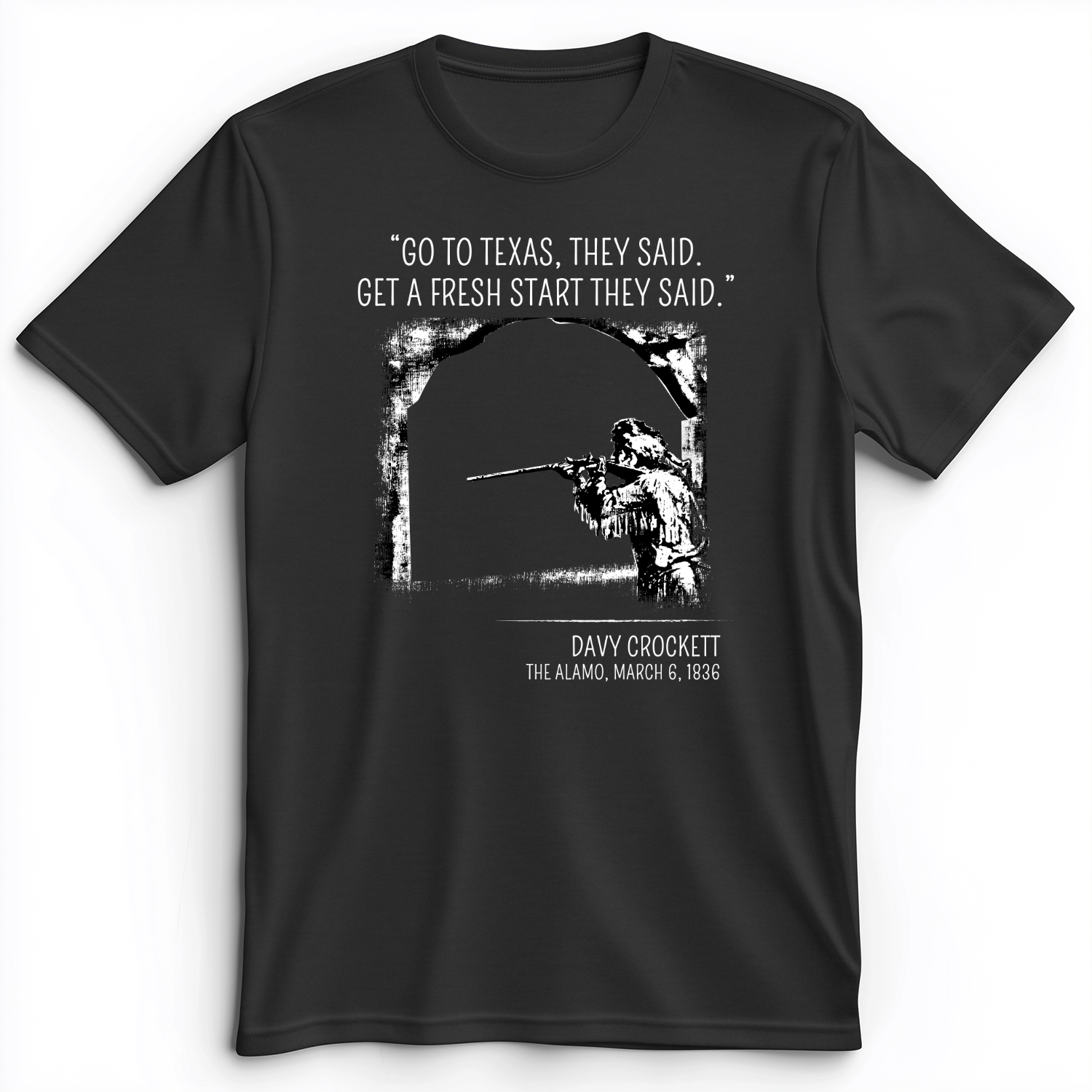 Davy Crockett Premium Tee Dark Grey Heather / S