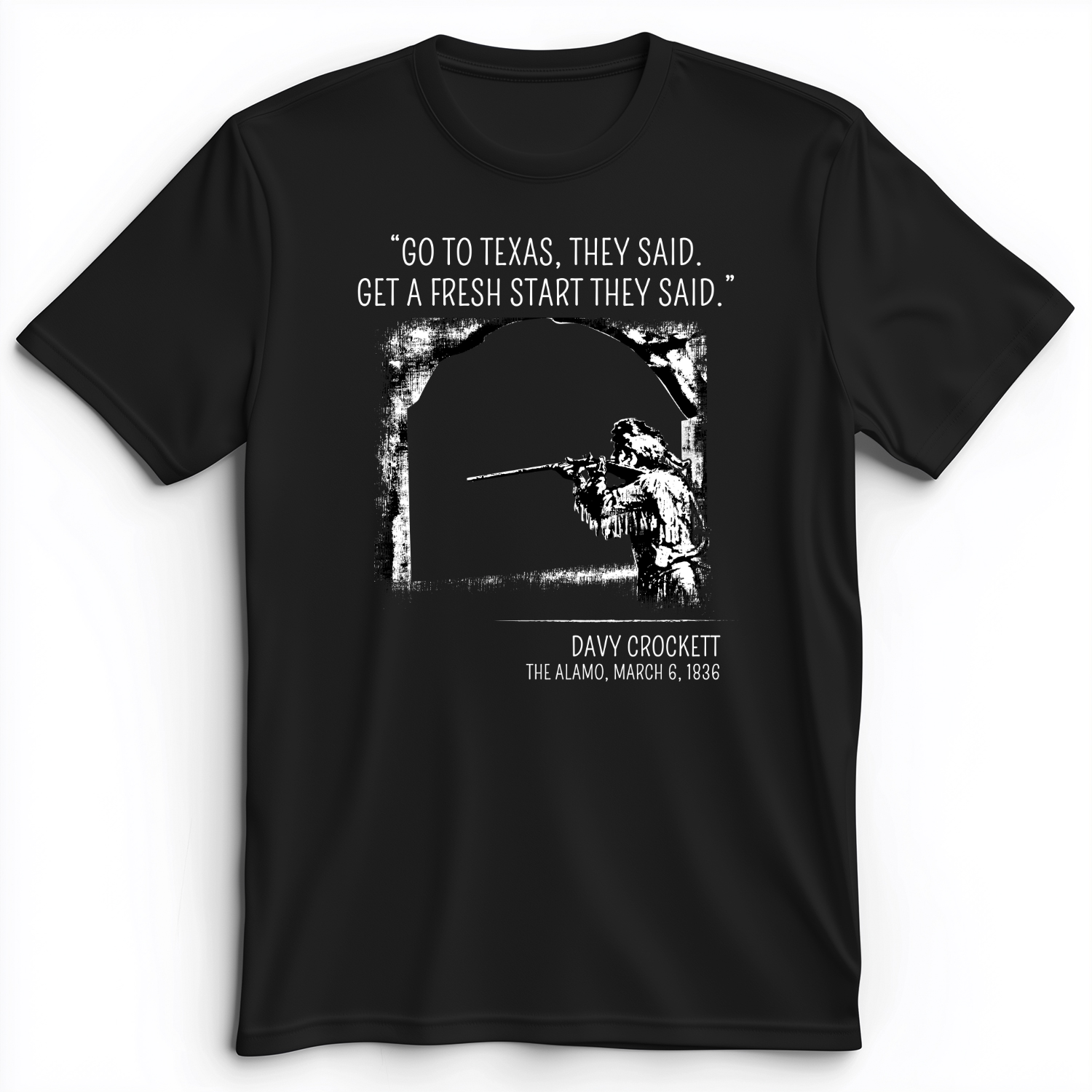 Davy Crockett Premium Tee Black / S