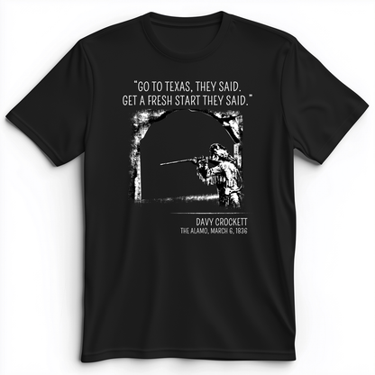 Davy Crockett Premium Tee Black / S