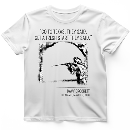 Davy Crockett T-Shirt White / S