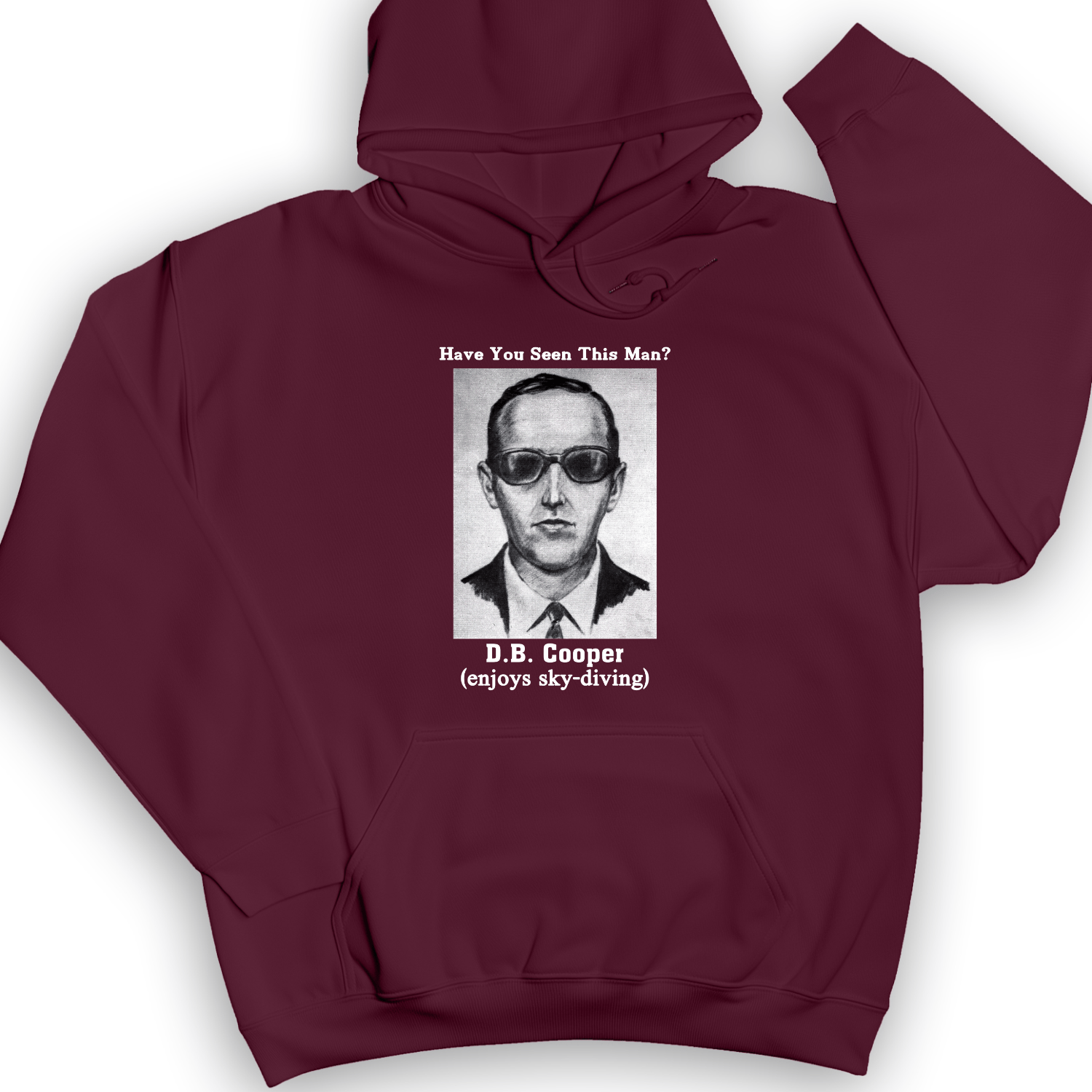 DB Cooper Hoodie Maroon / S