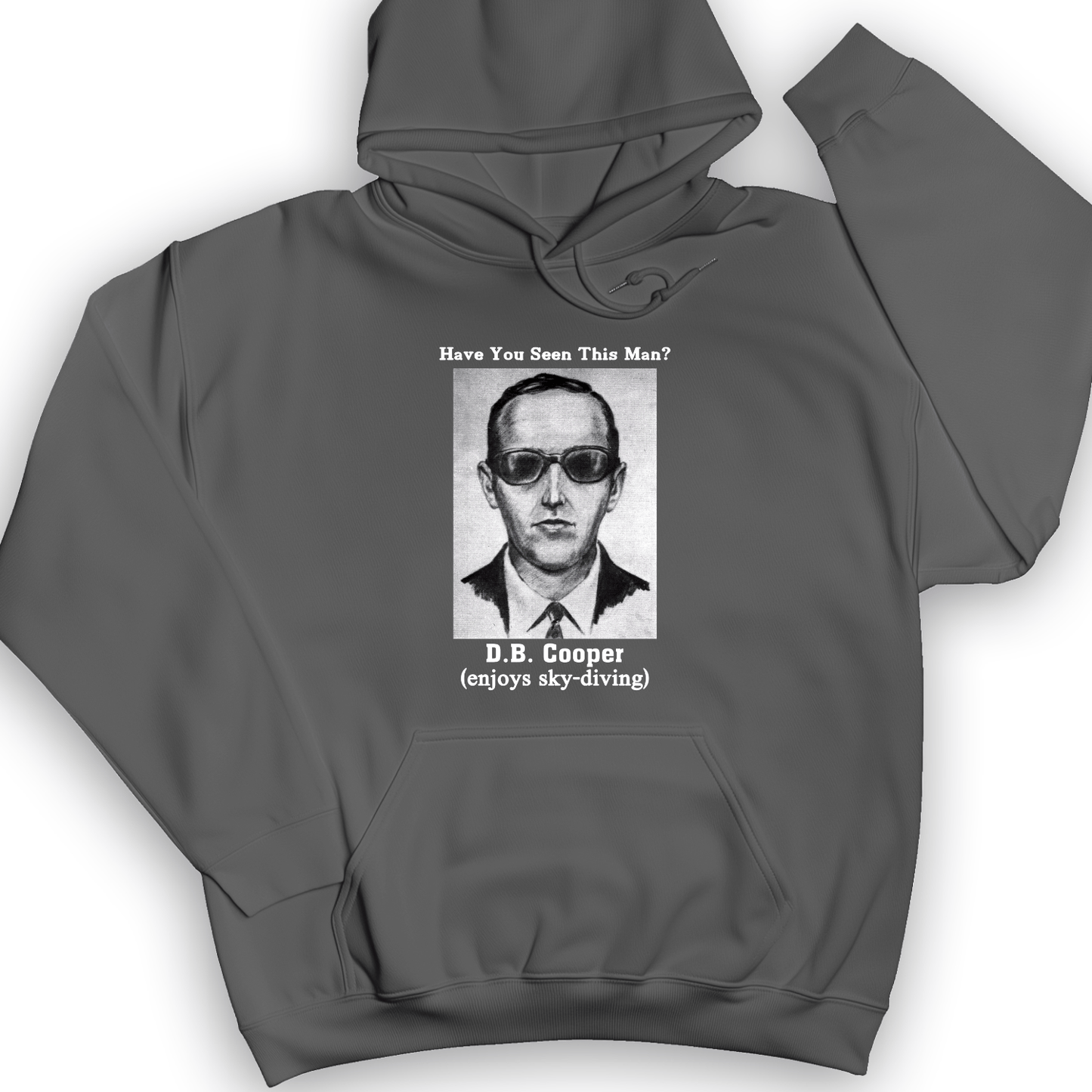 DB Cooper Hoodie Charcoal / S