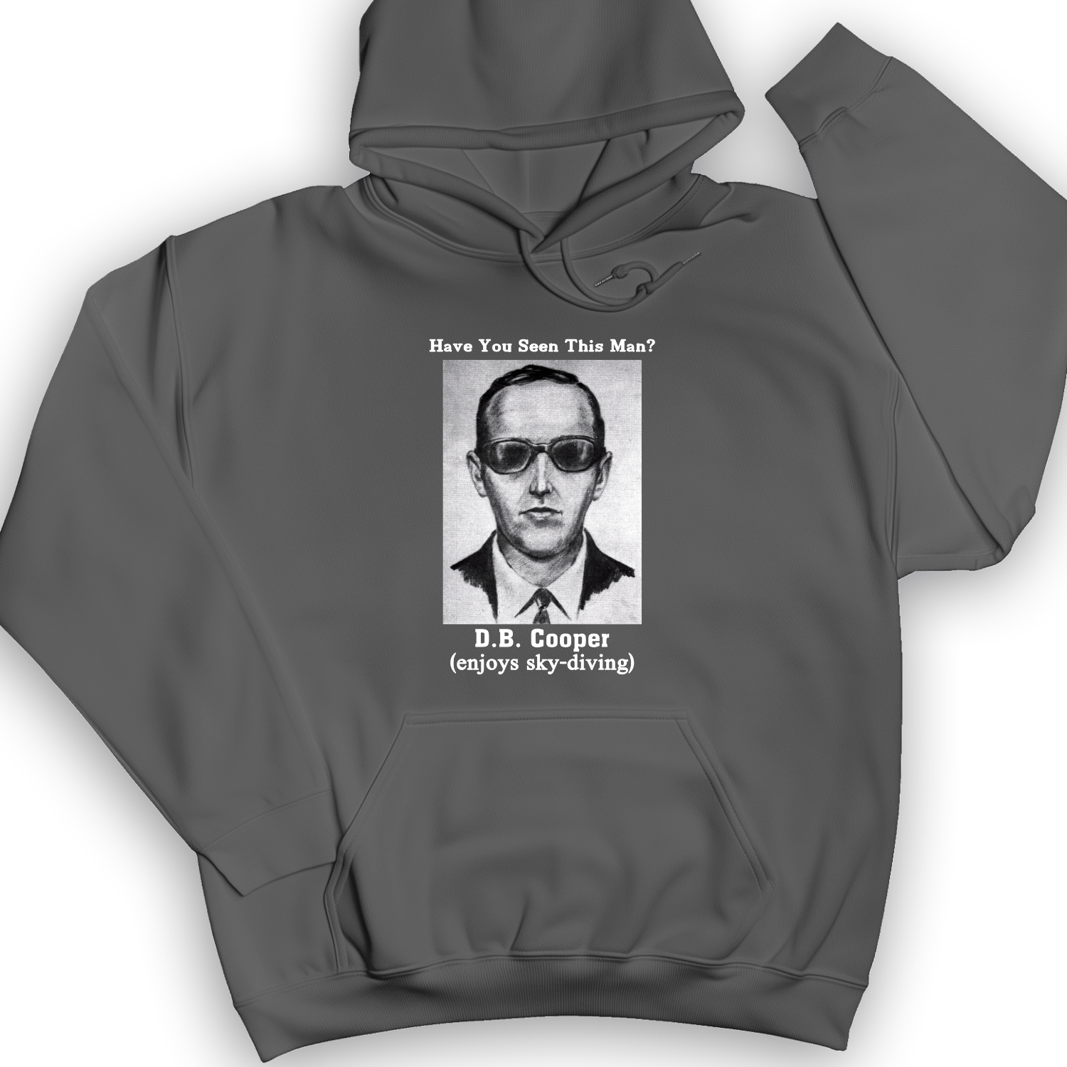 DB Cooper Hoodie Charcoal / S
