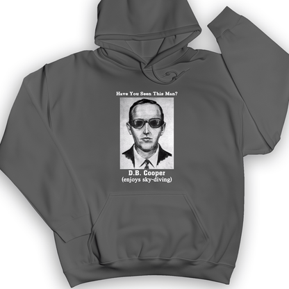 DB Cooper Hoodie Charcoal / S